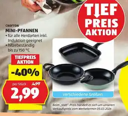 Hofer Crofton Mini-Pfannen Angebot