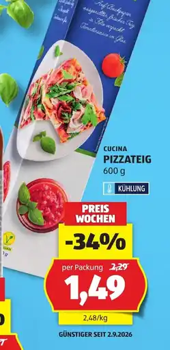 Hofer Cucina Pizzateig Angebot