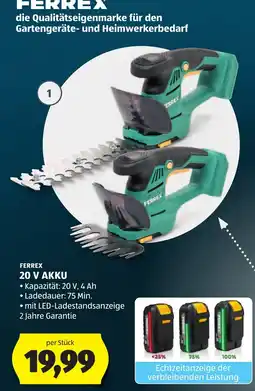 Hofer FERREX 20 V AKKU Angebot