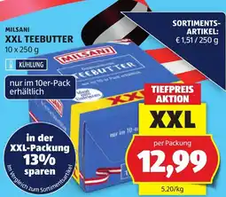 Hofer Milsani XXL Teebutter Angebot