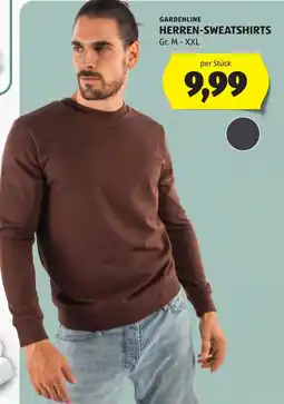 Hofer GARDENLINE HERREN-SWEATSHIRTS Angebot