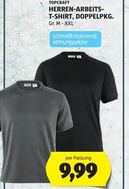 Hofer Topcraft Herren-Arbeitst-Shirt Angebot