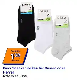 Action Pairz Sneakersocken für Damen oder Herren Angebot