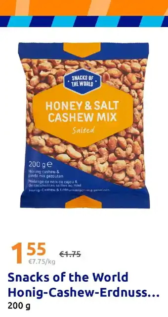 Action Snacks of the World Honig-Cashew-Erdnuss... Angebot