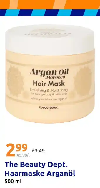 Action The Beauty Dept. Haarmaske Arganöl Angebot