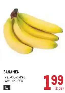 Metro Bananen Angebot