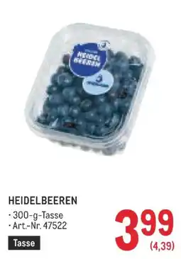Metro Heidelbeeren Angebot