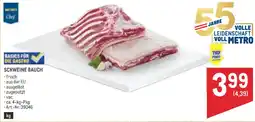 Metro Metro Chef Schweine Bauch Angebot