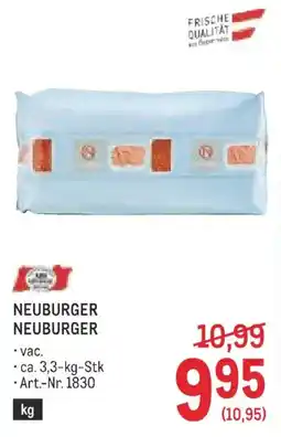 Metro Neuburger Neuburger Angebot