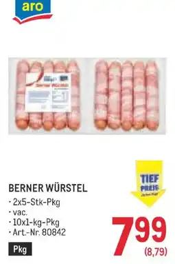 Metro Bernner Würstel Angebot