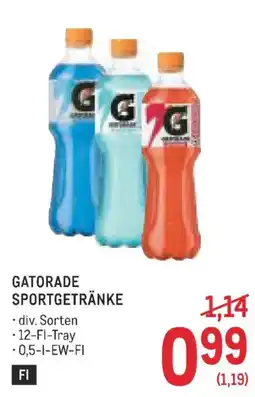 Metro Gatorade Sportgetränke Angebot