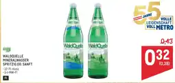 Metro Waldquelle Mineralwasser Spritzig od. Sanft Angebot