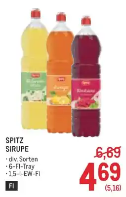 Metro Spitz Sirupe Angebot
