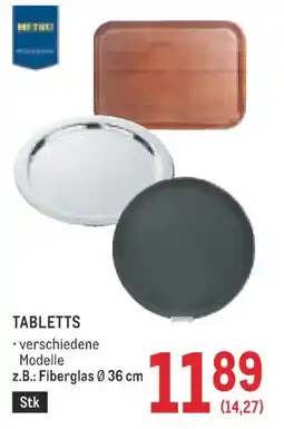 Metro Metro Tabletts Angebot