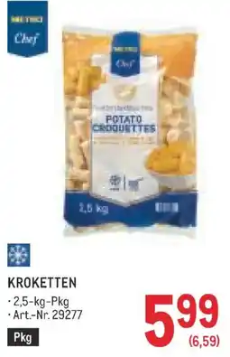 Metro Metric Chef Potato Croquettes Angebot