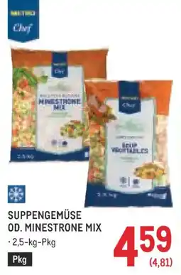 Metro Chef Suppengemüse od. Minestrone Mix Angebot