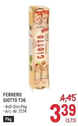 Metro Ferrero Giotto T36 Angebot