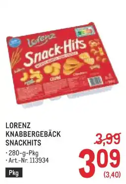 Metro Lorenz Knabbergebäck Snackhits Angebot