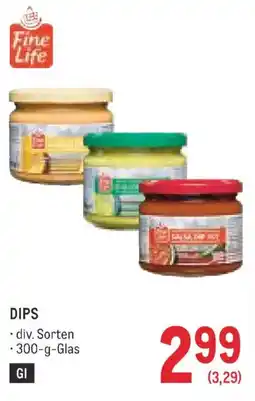 Metro Fine Life DIPS Angebot