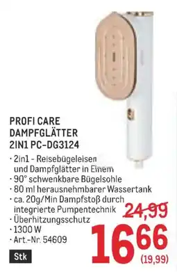 Metro Profi Care Dampfplatte 2in1 PC-DG3124 Angebot