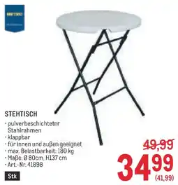 Metro Stehtisch Angebot