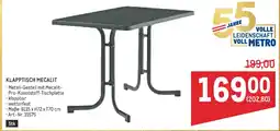 Metro Klapptisch Mecalit Angebot