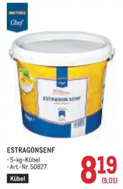 Metro Mettrich Chef Estragon Senf Angebot