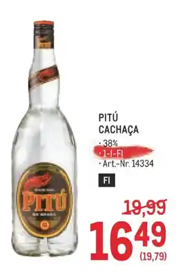 Metro Pitú Cachaça Angebot