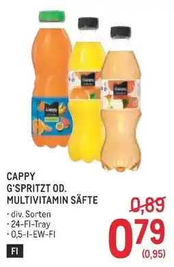 Metro Cappy G'Spritzt Od. Multivitamin Säfte Angebot