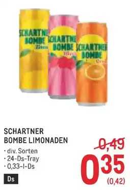 Metro Schartner Bombe Limonaden Angebot