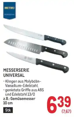 Metro Messerserie Universal Angebot