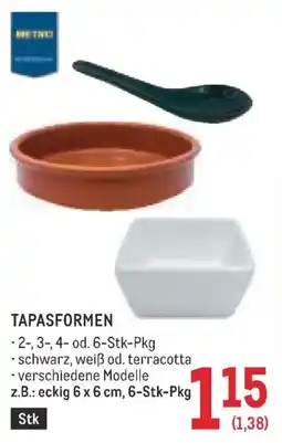 Metro TAPASFORMEN METRO Angebot