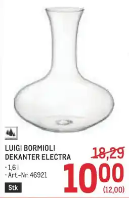 Metro Luigi Bormioli Dekanter Electra Angebot