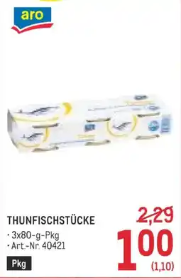 Metro aro Thunfischstücke Angebot