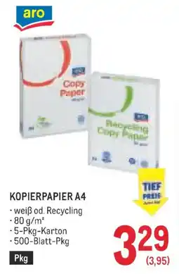 Metro aro Kopierpapier A4 Angebot