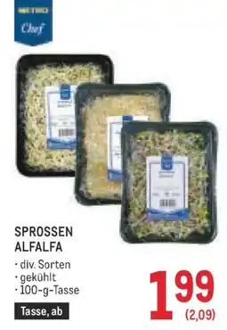 Metro Chef Sprossen Alfalfa Angebot