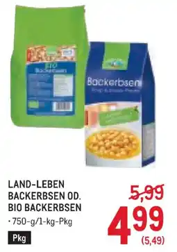 Metro Land-Leben Backerbsen od. Bio Backerbsen Angebot