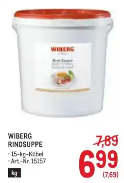 Metro Wiberg Rindsuppe Angebot