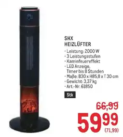 Metro SHX Heizlüfter Angebot
