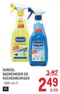 Metro Durgol Badreiniger od. Küchenreiniger Angebot