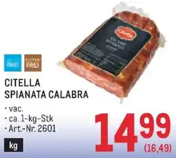 Metro Citella Spianata Calabra Angebot