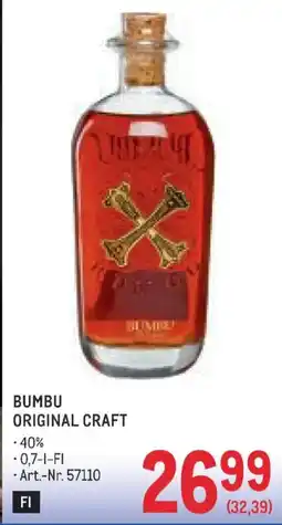 Metro Bumbu Original Craft Angebot