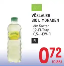 Metro Vöslauer Bio Limonaden Angebot