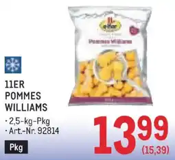 Metro 11ER POMMES WILLIAMS Angebot