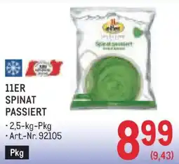 Metro Spinat Passiert Angebot
