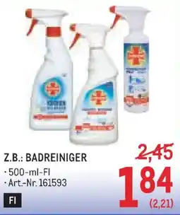 Metro Badreiniger Angebot