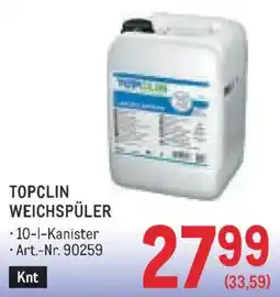 Metro Topclin Weichspüler Angebot