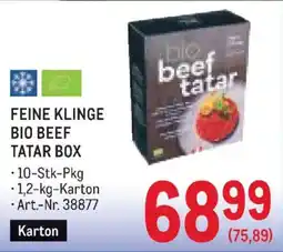 Metro Feine Klinge Bio Beef Tatar Box Angebot
