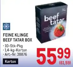 Metro Feine Klinge Beef Tatar Box Angebot