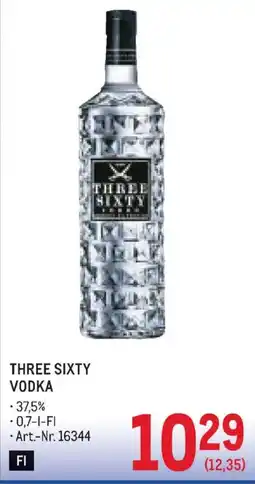 Metro Three Sixty Vodka Angebot